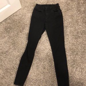 black jeggings